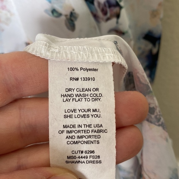 Show me Your Mumu dress medium women’s floral tiered - Picture 3 of 5